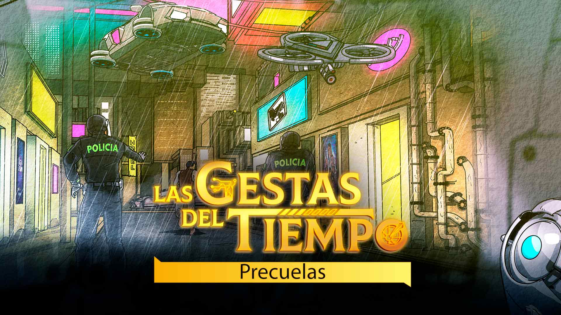 Póster Las gestas del tiempo, precuelas, disponible en RTVCPlay