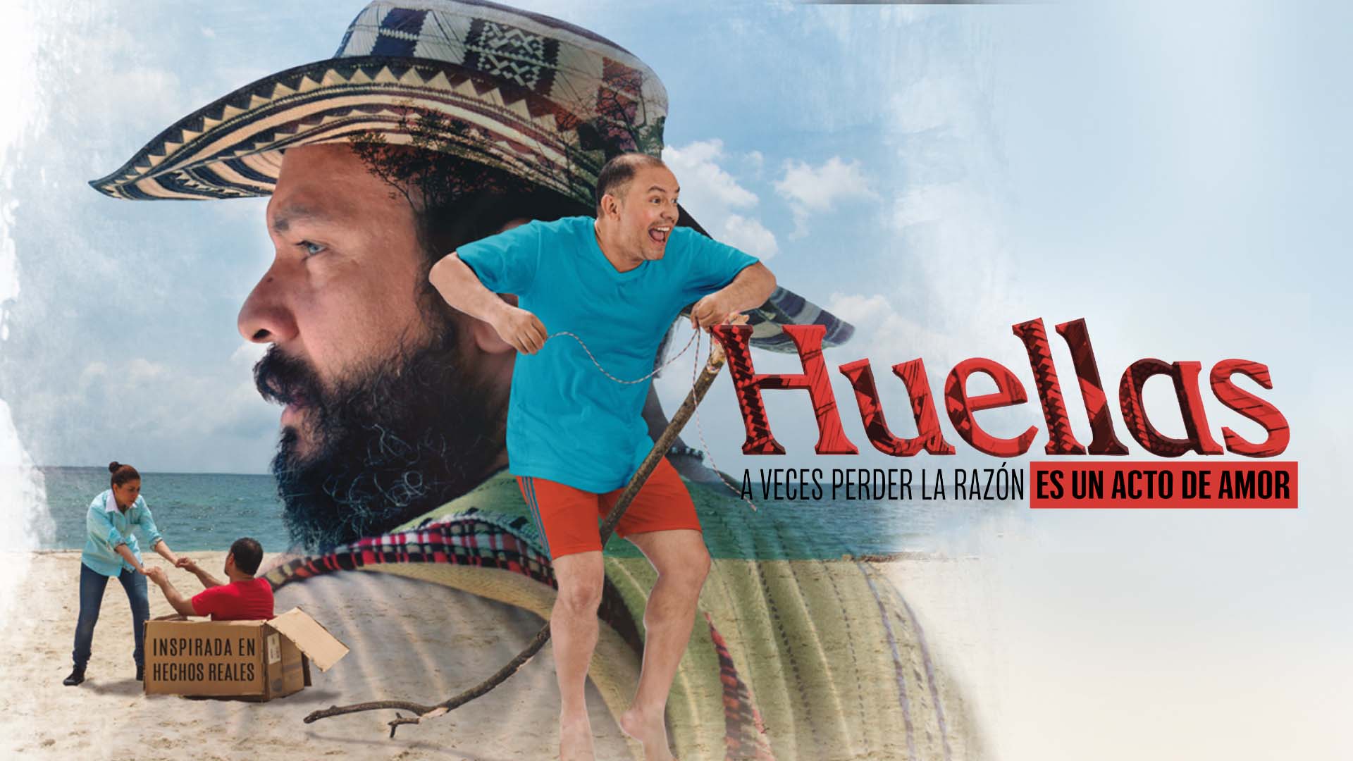 Póster de Huellas, película colombiana disponible en RTVCPlay