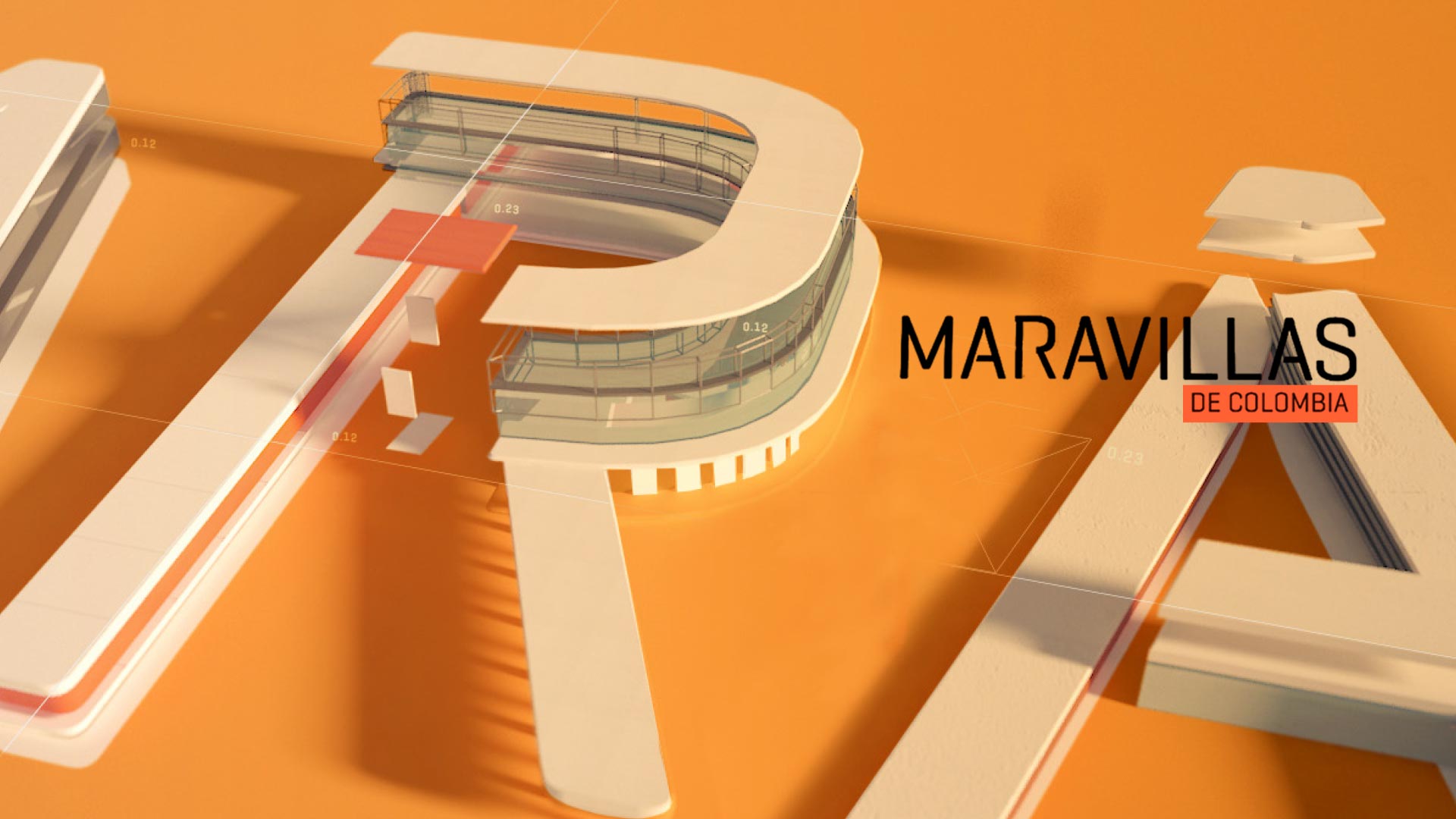 Póster de Maravillas de Colombia, una coproducción de Señal Colombia con Discovery Channel