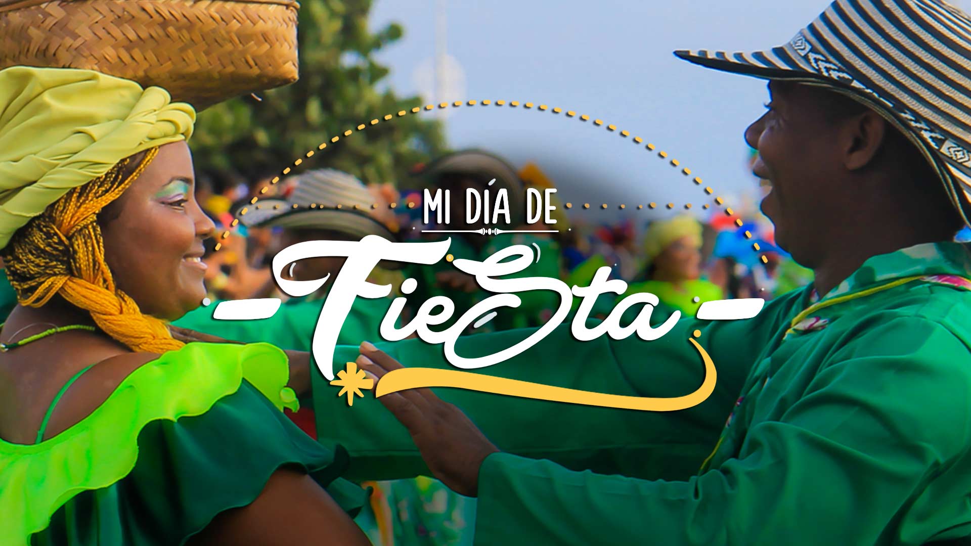 Póster oficial de Mi día de fiesta, disponible en la plataforma de streaming RTVCPlay