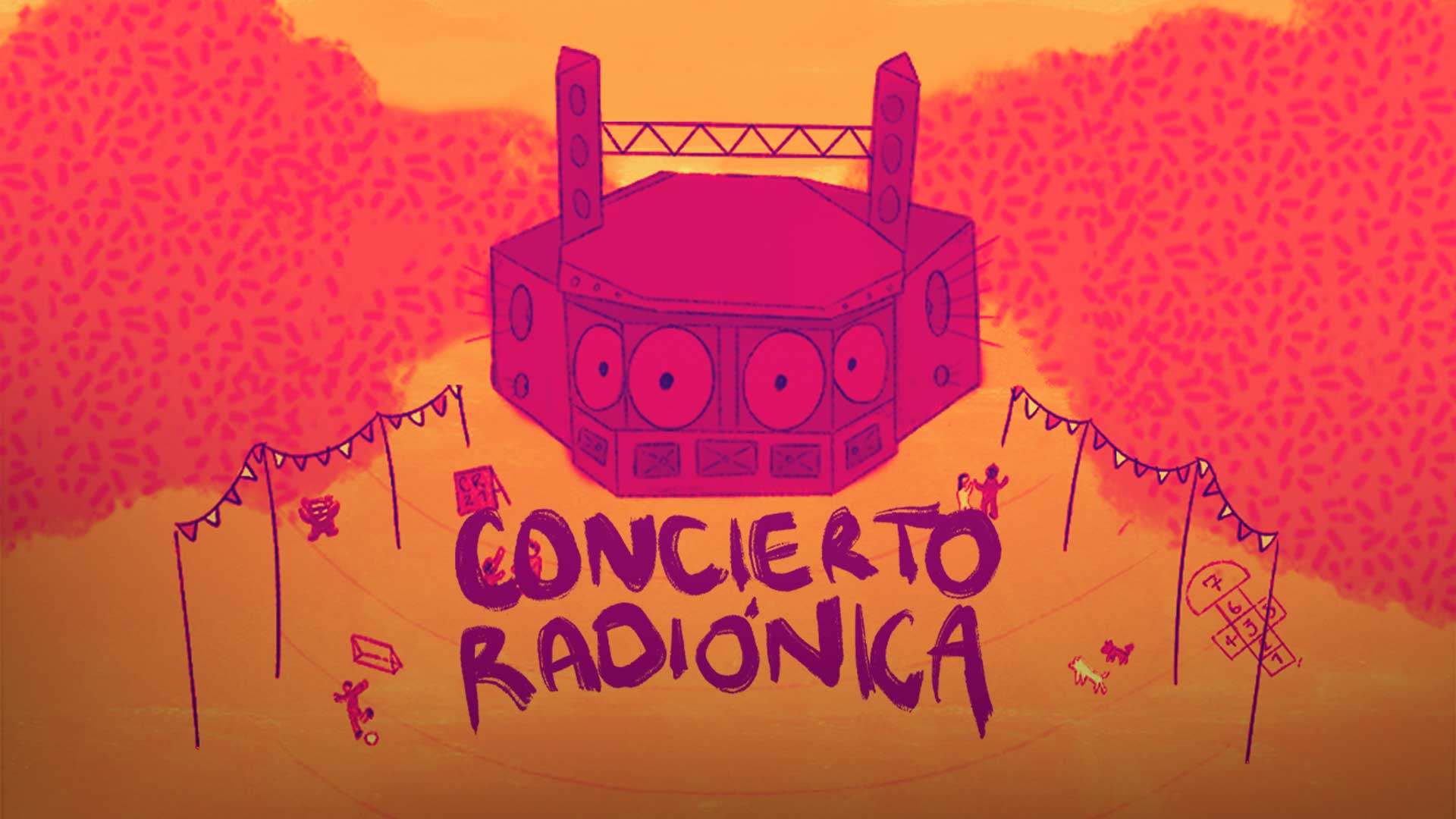Póster oficial Concierto Radiónica 2020.