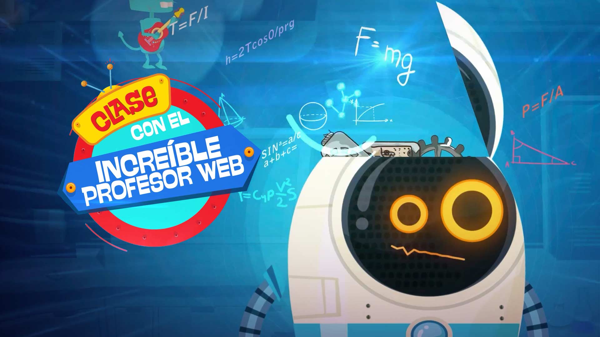 Póster Profesor web, aprendizaje, aprender sobre varios temas, profesor web, ver profesor web gratis, series infantiles, series educativas, series gratis, series online, series de señal colombia, series de rtvcplay