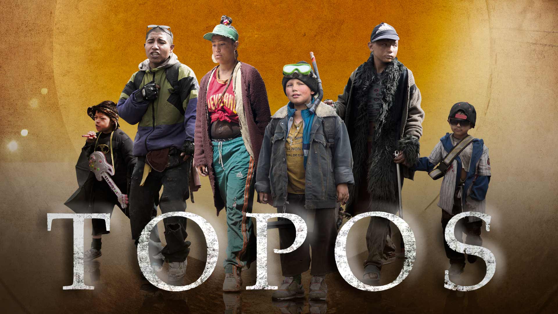 Póster largometraje Topos, huérfanos, niños en la calle, peliculas gratis colombianas, peliculas en rtvcplay