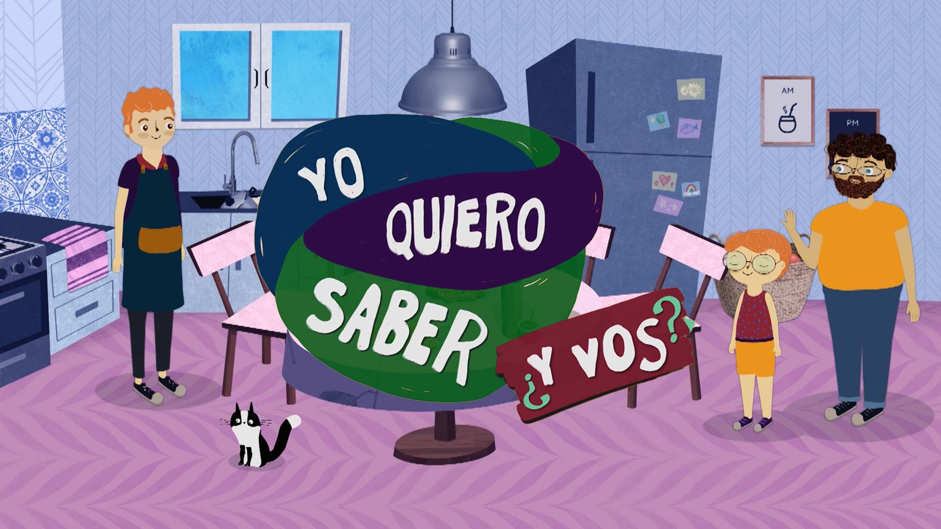 Póster de la serie infantil Yo quiero saber, y vos?, disponible en la plataforma de streaming RTVCPlay