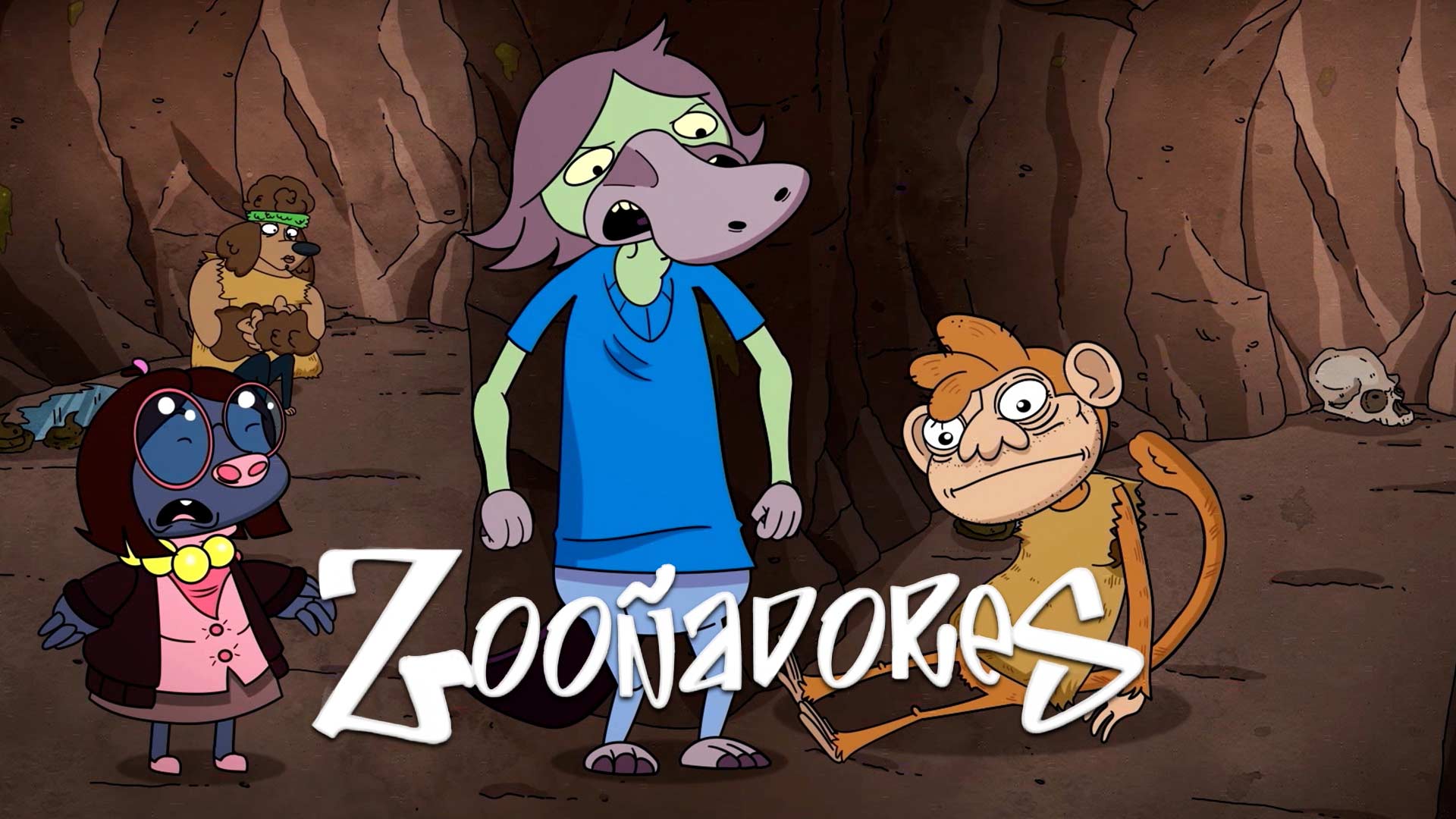 Póster de la serie animada Zooñadores, disponible en la plataforma de streaming RTVCPlay