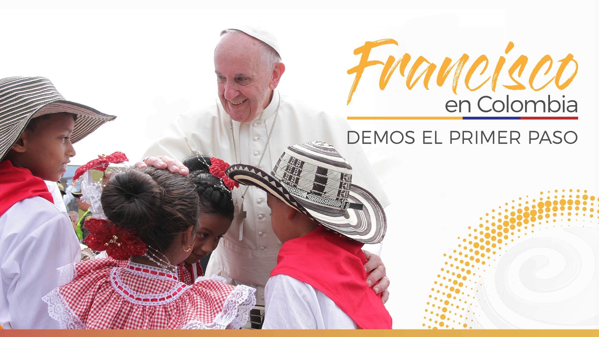 El papá Francisco por las calles colombianas.