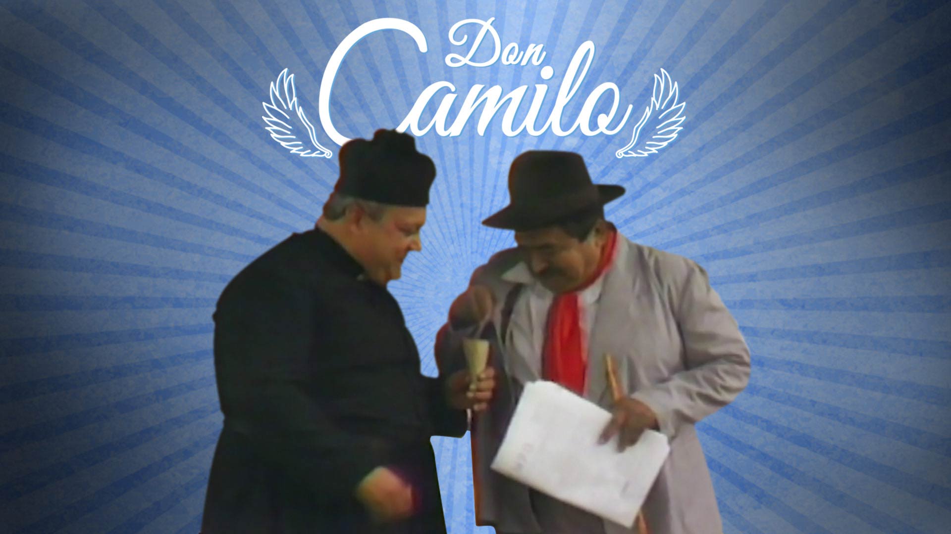 Póster oficial de la serie colombiana Don Camilo, disponible en la plataforma de streaming RTVCPlay